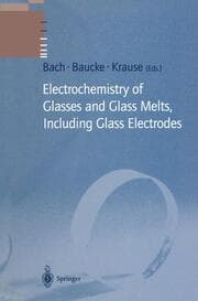 Cover von Electrochemistry of Glasses and Glass Melts, Including Glass Electrodes