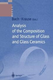 Cover von Analysis of the Composition and Structure of Glass and Glass Ceramics