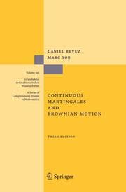 Cover von Continuous Martingales and Brownian Motion