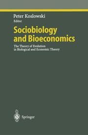 Cover von Sociobiology and Bioeconomics