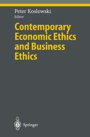 Cover von Contemporary Economic Ethics and Business Ethics