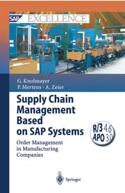 Cover von Supply Chain Management Based on SAP Systems