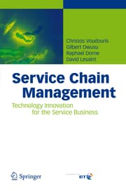 Cover von Service Chain Management