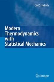 Cover von Modern Thermodynamics with Statistical Mechanics