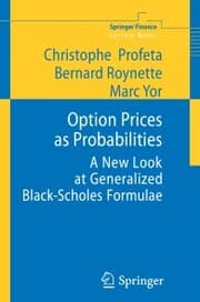 Cover von Option Prices as Probabilities