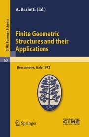 Cover von Finite Geometric Structures and their Applications