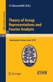 Cover von Theory of Group Representations and Fourier Analysis
