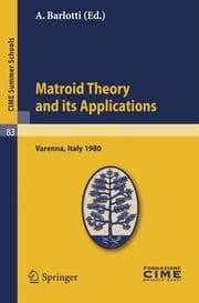 Cover von Matroid Theory and Its Applications