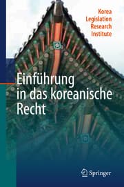 Cover von Einführung in das koreanische Recht