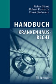 Cover von Handbuch Krankenhausrecht