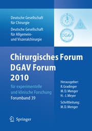 Cover von Chirurgisches Forum und DGAV Forum 2010