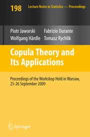 Cover von Copula Theory and Its Applications