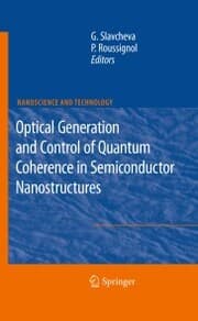 Cover von Optical Generation and Control of Quantum Coherence in Semiconductor Nanostructures