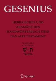 Cover von Hebräisches und Aramäisches Handwörterbuch über das Alte Testament