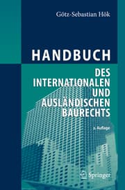 Cover von Handbuch des internationalen und ausländischen Baurechts