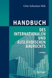 Cover von Handbuch des internationalen und ausländischen Baurechts