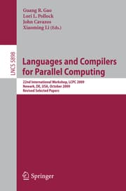 Cover von Languages and Compilers for Parallel Computing