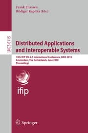 Cover von Distributed Applications and Interoperable Systems