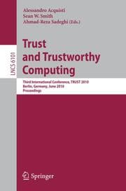 Cover von Trust and Trustworthy Computing