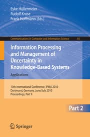 Cover von Information Processing and Management of Uncertainty in Knowledge-Based Systems