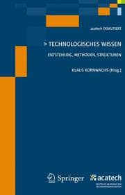 Cover von Technologisches Wissen