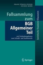 Cover von Fallsammlung zum BGB Allgemeiner Teil