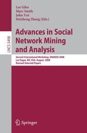 Cover von Advances in Social Network Mining and Analysis