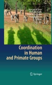 Cover von Coordination in Human and Primate Groups