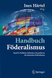 Cover von Handbuch Föderalismus 2