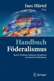 Cover von Handbuch Föderalismus - Föderalismus als demokratische Rechtsordnung und Rechtskultur in Deutschland, Europa und der Welt