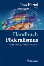 Cover von Handbuch Föderalismus 3