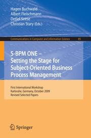 Cover von S-BPM ONE: Setting the Stage for Subject-Oriented Business Process Management