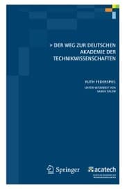 Cover von Der Weg zur Deutschen Akademie der Technikwissenschaften
