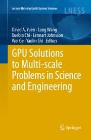 Cover von GPU Solutions to Multi-scale Problems in Science and Engineering