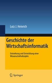 Cover von Geschichte der Wirtschaftsinformatik