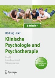 Cover von Klinische Psychologie und Psychotherapie I