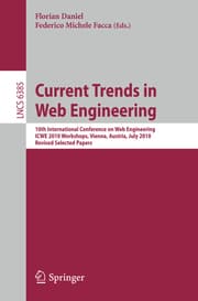 Cover von Current Trends in Web Engineering, ICWE 2010 Workshops