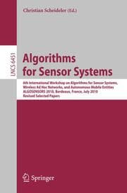 Cover von Algorithms for Sensor Systems
