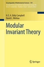 Cover von Modular Invariant Theory