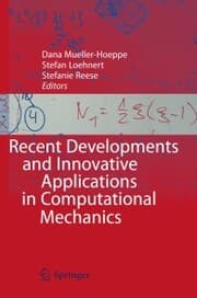 Cover von Recent Developments and Innovative Applications in Computational Mechanics