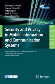 Cover von Security and Privacy in Mobile Information and Communication Systems