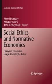 Cover von Social Ethics and Normative Economics