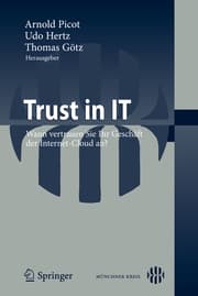 Cover von Trust in IT
