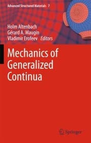 Cover von Mechanics of Generalized Continua