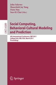 Cover von Social Computing, Behavioral-Cultural Modeling and Prediction
