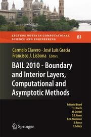 Cover von BAIL 2010 - Boundary and Interior Layers, Computational and Asymptotic Methods