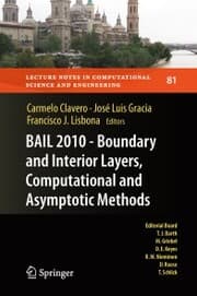 Cover von BAIL 2010 - Boundary and Interior Layers, Computational and Asymptotic Methods