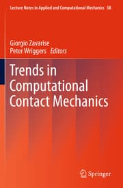 Cover von Trends in Computational Contact Mechanics