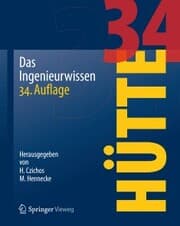 Cover von HÜTTE - Das Ingenieurwissen