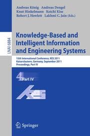 Cover von Knowledge-Based and Intelligent Information and Engineering Systems, Part IV